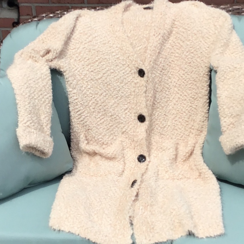 EXTREME SOFT & COZY MIDI CARDIGAN, CREAM with POCKETS - Picture 5 of 13
